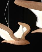 Embria Wood Chandelier-Moonnatur