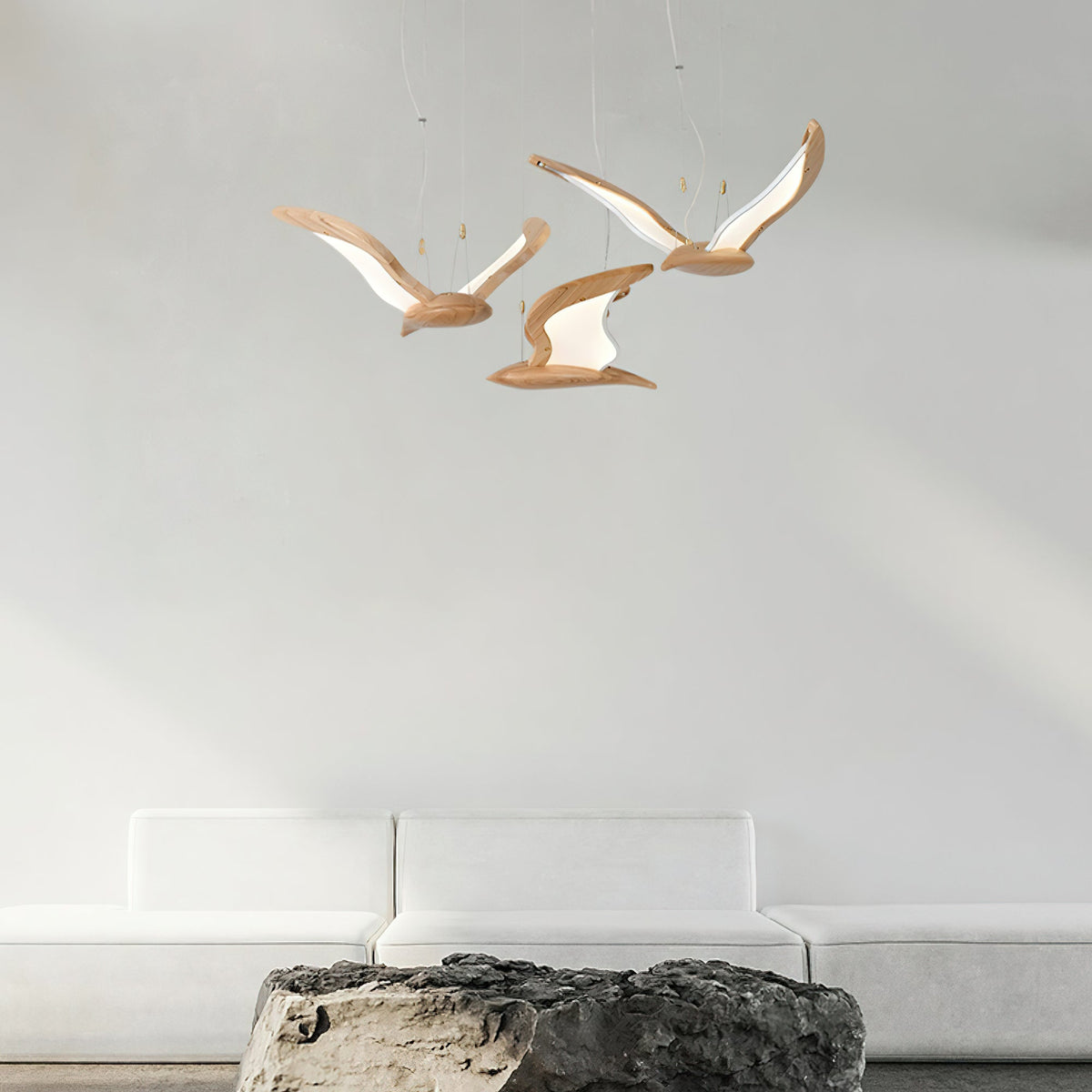 Embria Wood Chandelier-Moonnatur