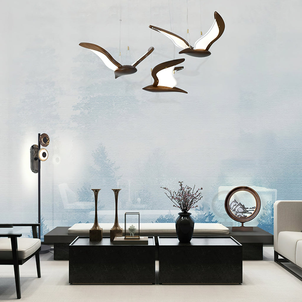 Embria Wood Chandelier-Moonnatur