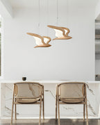 Embria Wood Chandelier-Moonnatur