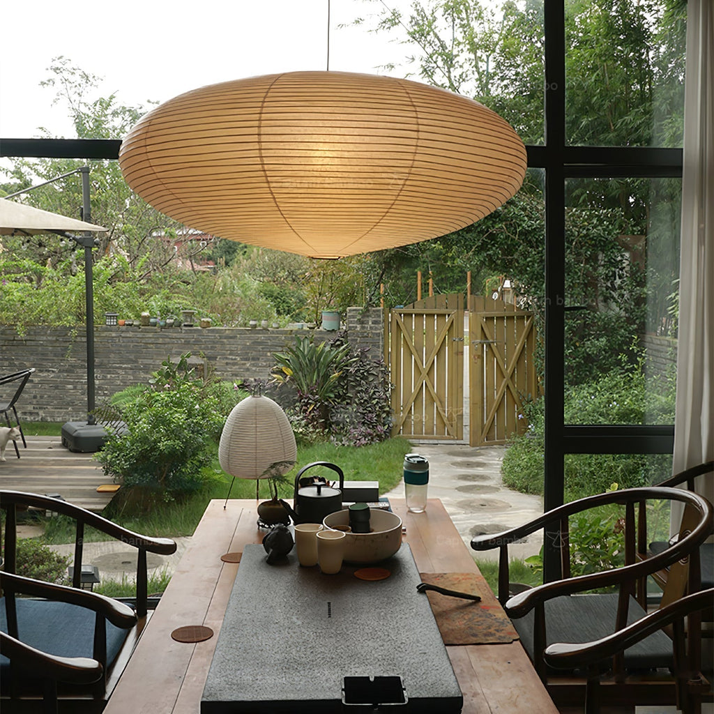 Lavenora Paper Pendant Light-Moonnatur