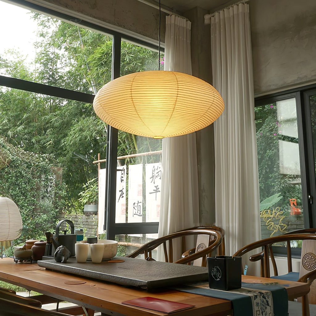 Lavenora Paper Pendant Light-Moonnatur