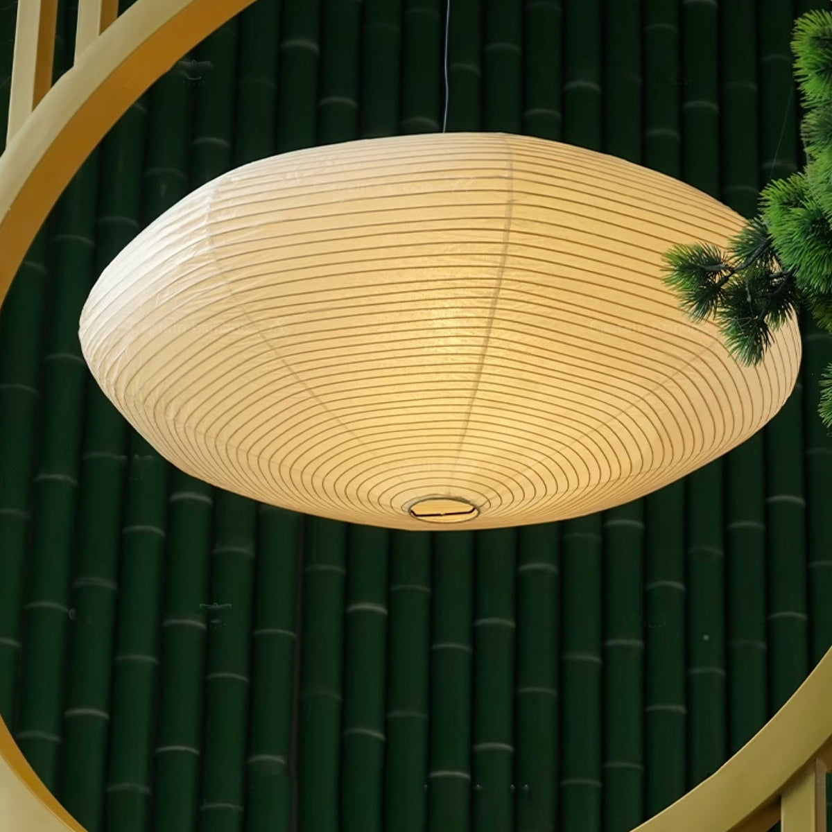 Lavenora Paper Pendant Light-Moonnatur