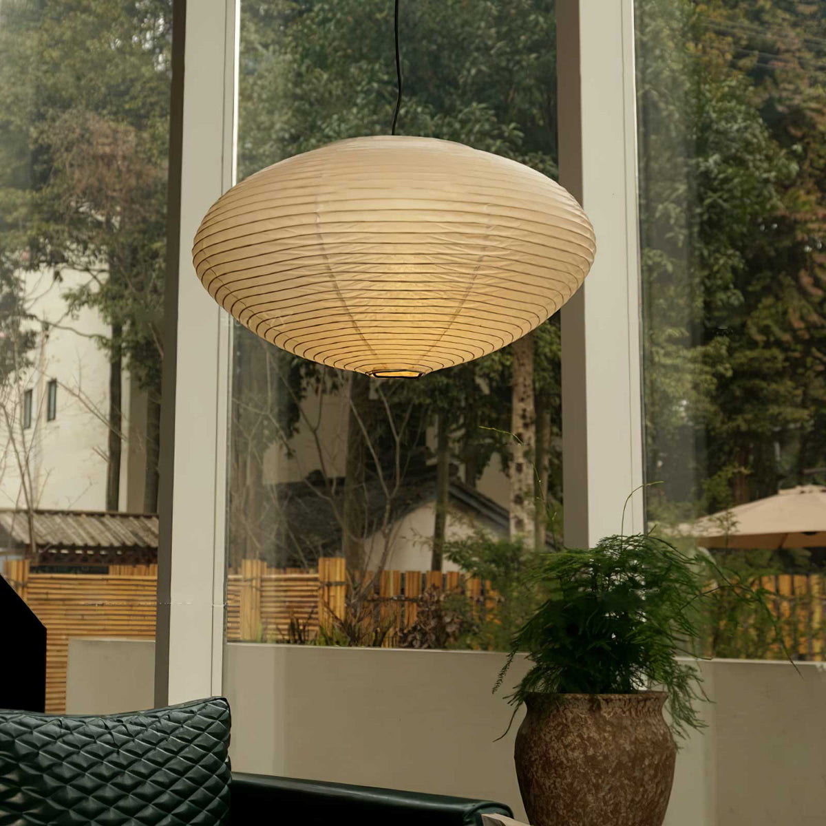 Lavenora Paper Pendant Light-Moonnatur