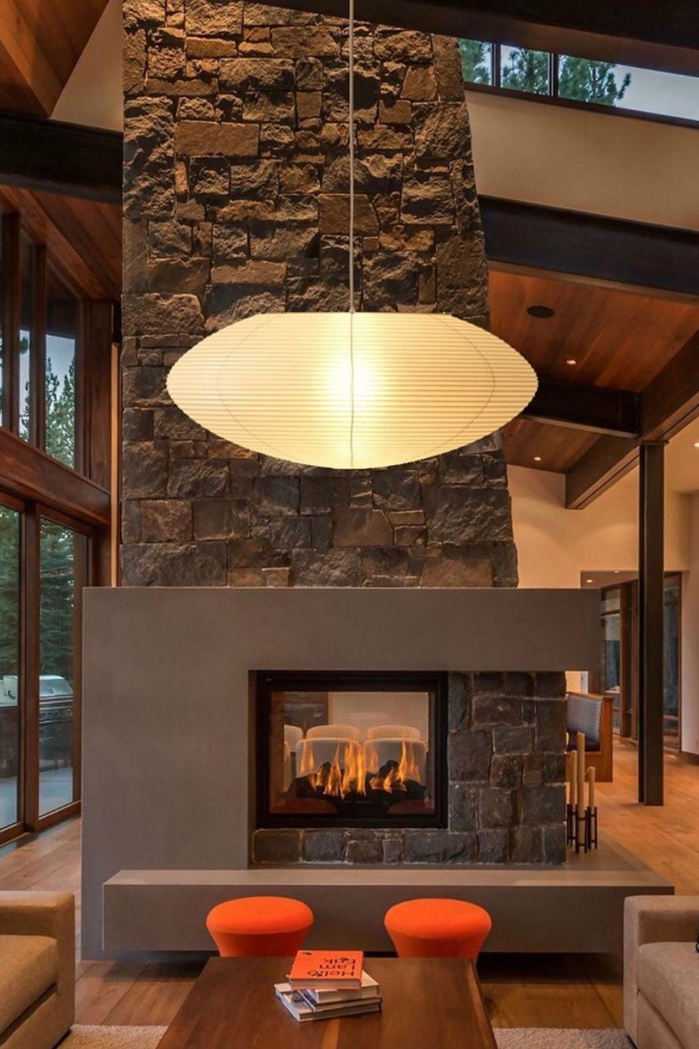 Lavenora Paper Pendant Light-Moonnatur