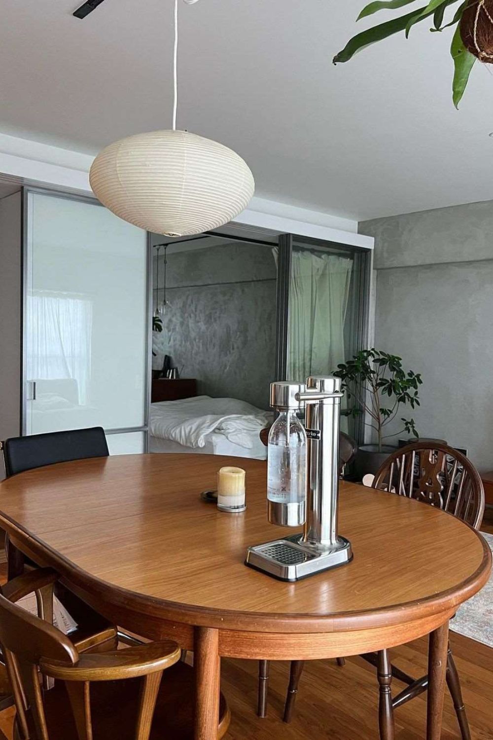 Lavenora Paper Pendant Light-Moonnatur