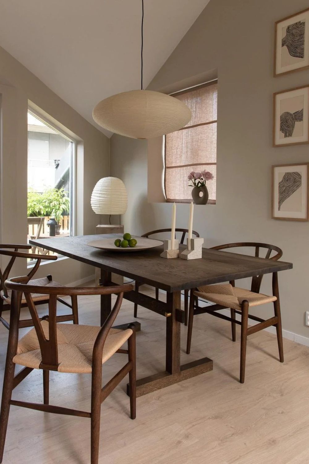 Lavenora Paper Pendant Light-Moonnatur