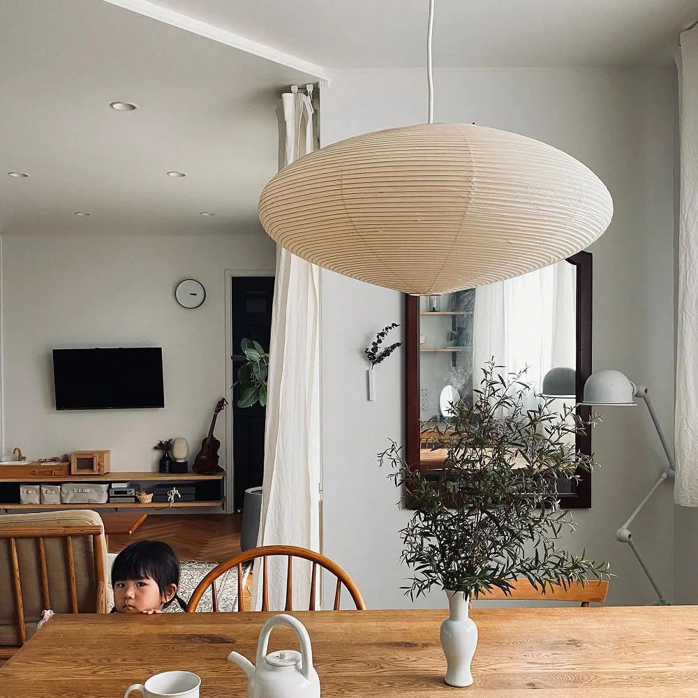 Tildenenna Mulberry Paper Pendant Light-Moonnatur