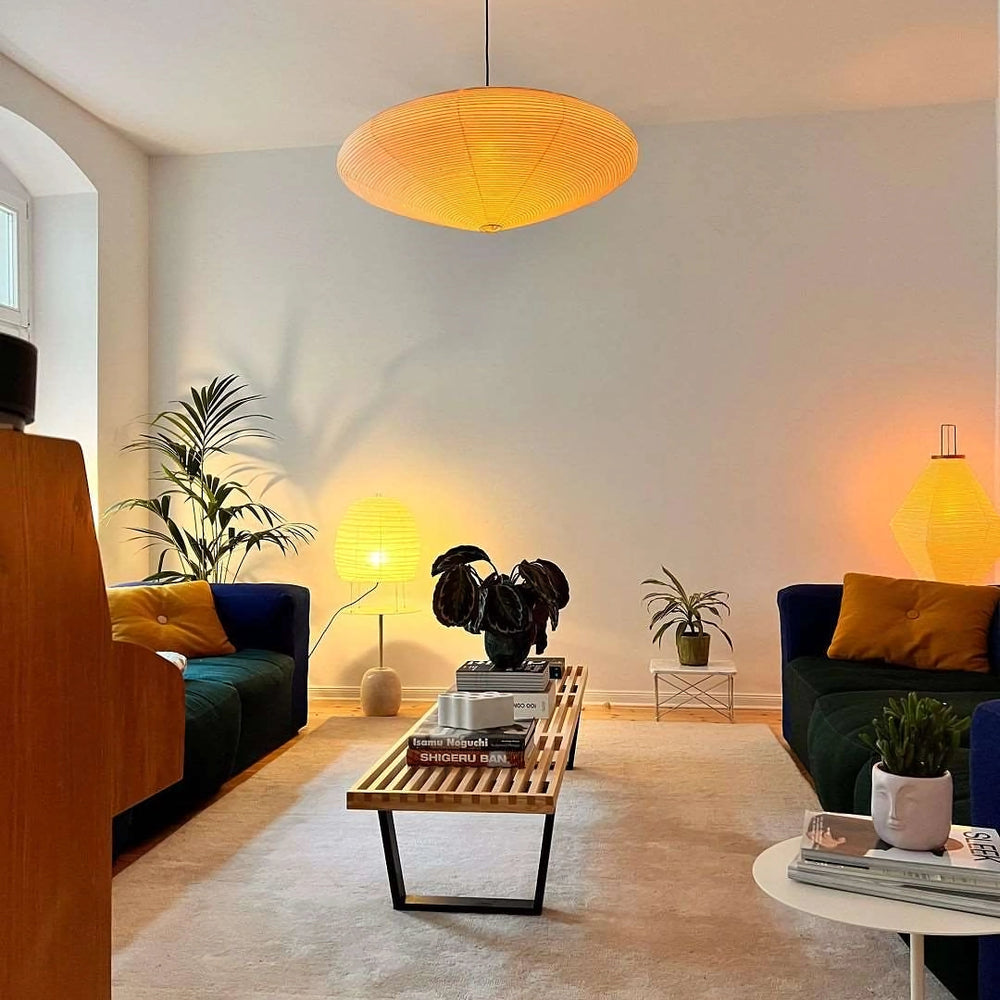 Lavenora Paper Pendant Light-Moonnatur