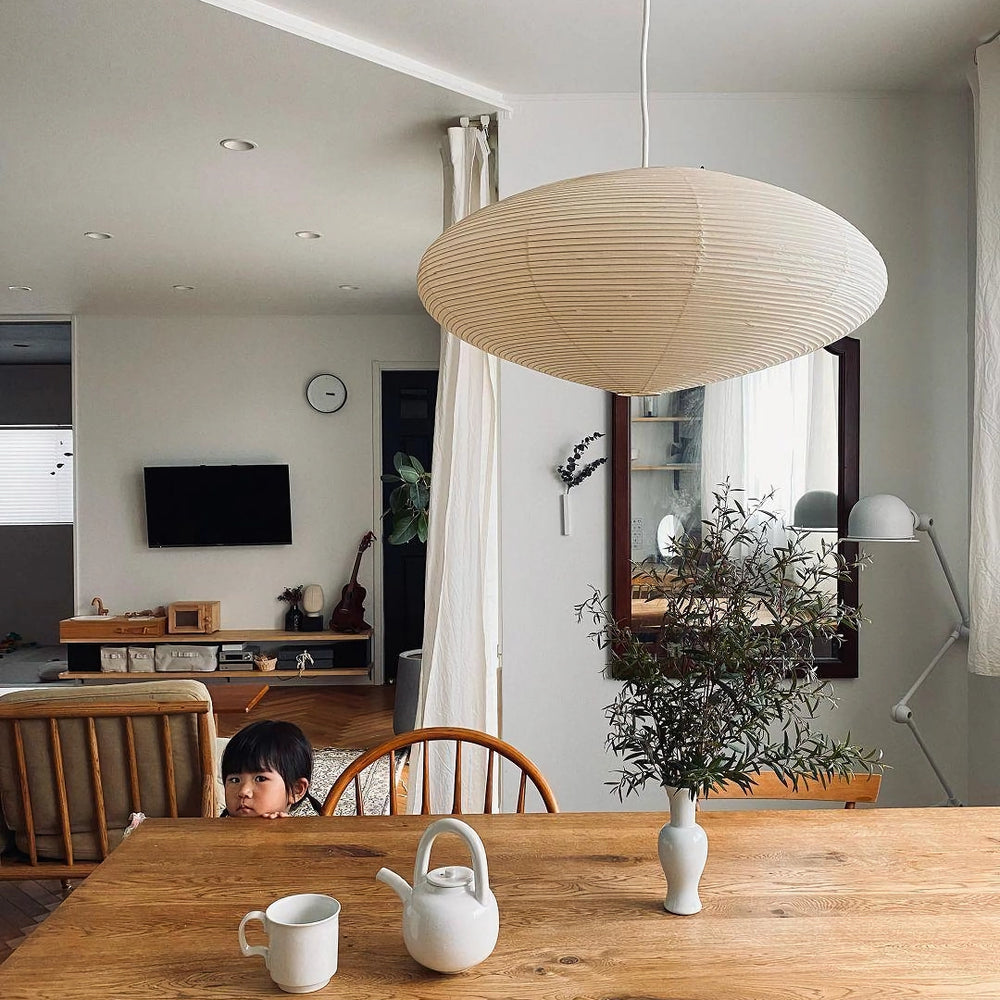Tildenenna Mulberry Paper Pendant Light-Moonnatur