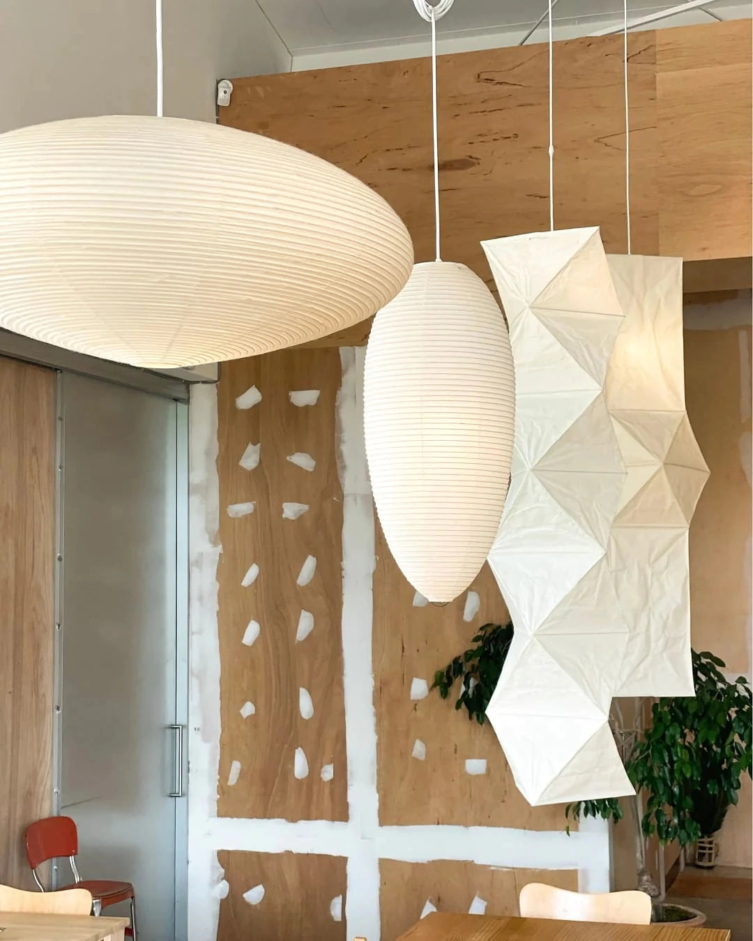 Lavenora Paper Pendant Light-Moonnatur