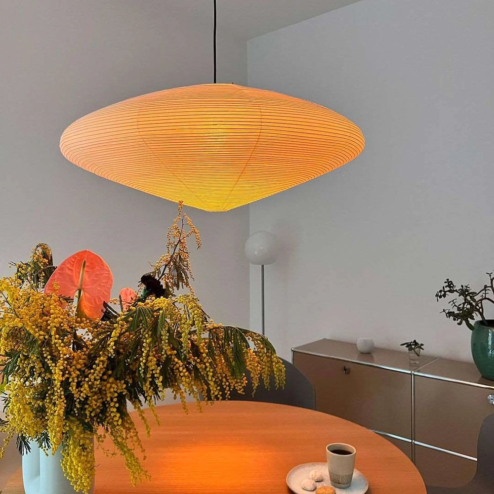 Lavenora Paper Pendant Light-Moonnatur
