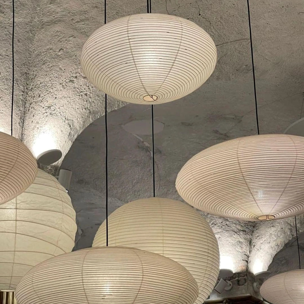 Lavenora Paper Pendant Light-Moonnatur