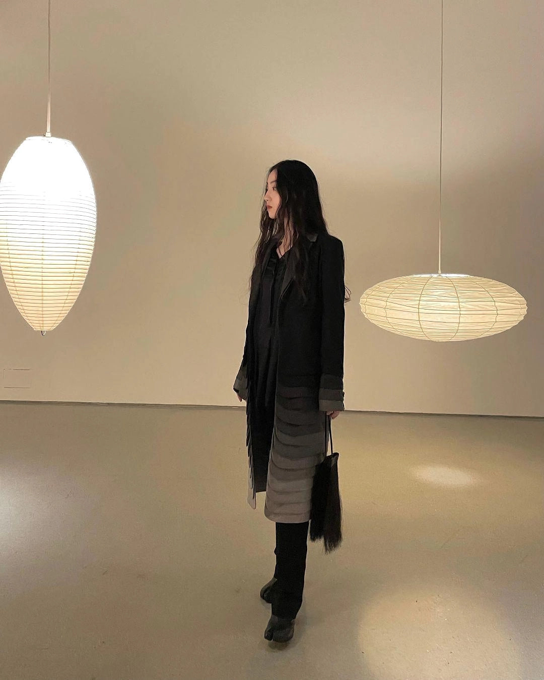 Lavenora Paper Pendant Light-Moonnatur
