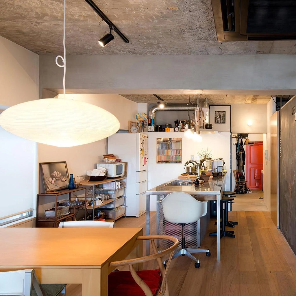 Lavenora Paper Pendant Light-Moonnatur