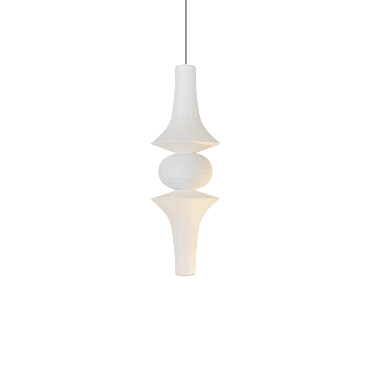 Denelmoss Mulberry Paper Pendant Light-Moonnatur