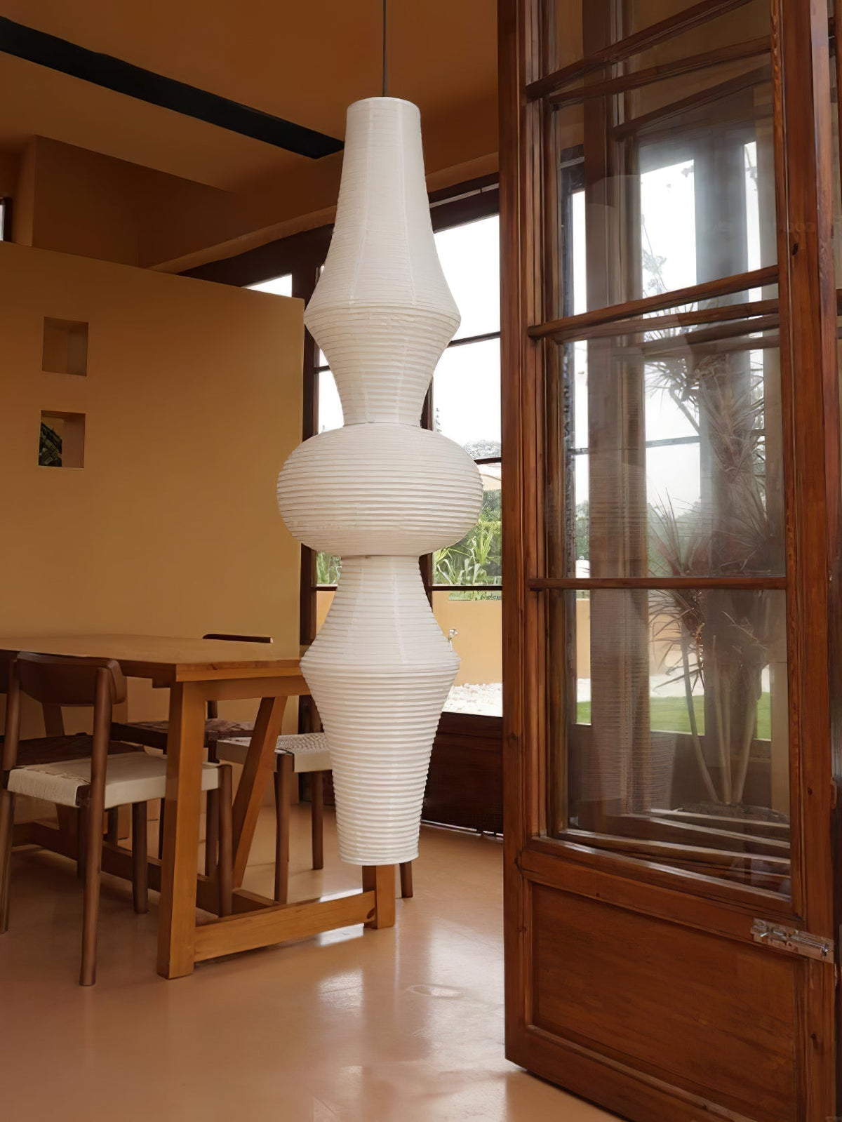 Laelena Paper Pendant Light-Moonnatur