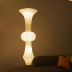 Denelmoss Mulberry Paper Pendant Light-Moonnatur