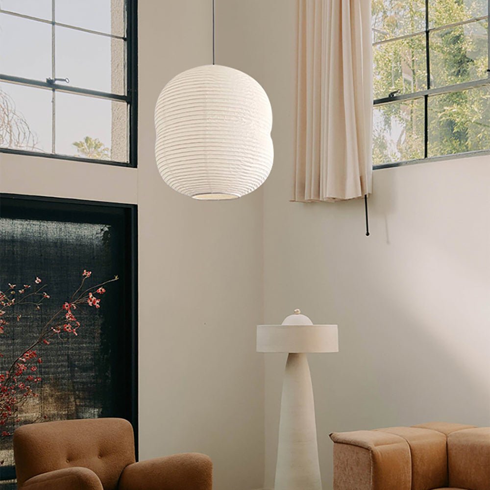 Ardenina Rice Paper Pendant Light-Moonnatur