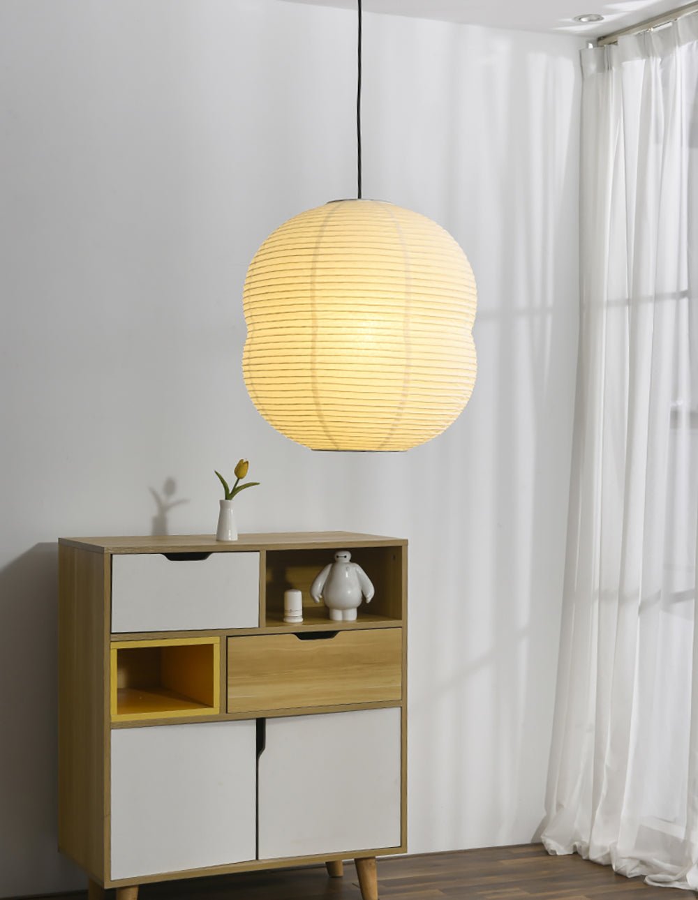 Ardenina Rice Paper Pendant Light-Moonnatur
