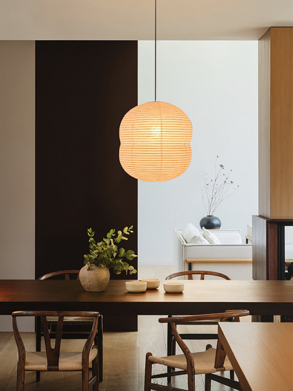 Ardenina Rice Paper Pendant Light-Moonnatur