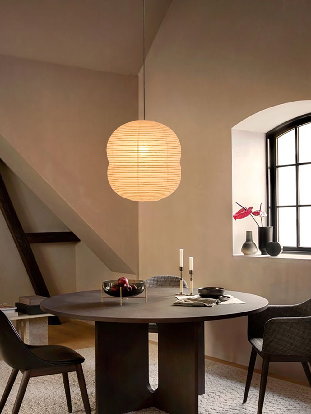 Ardenina Rice Paper Pendant Light-Moonnatur