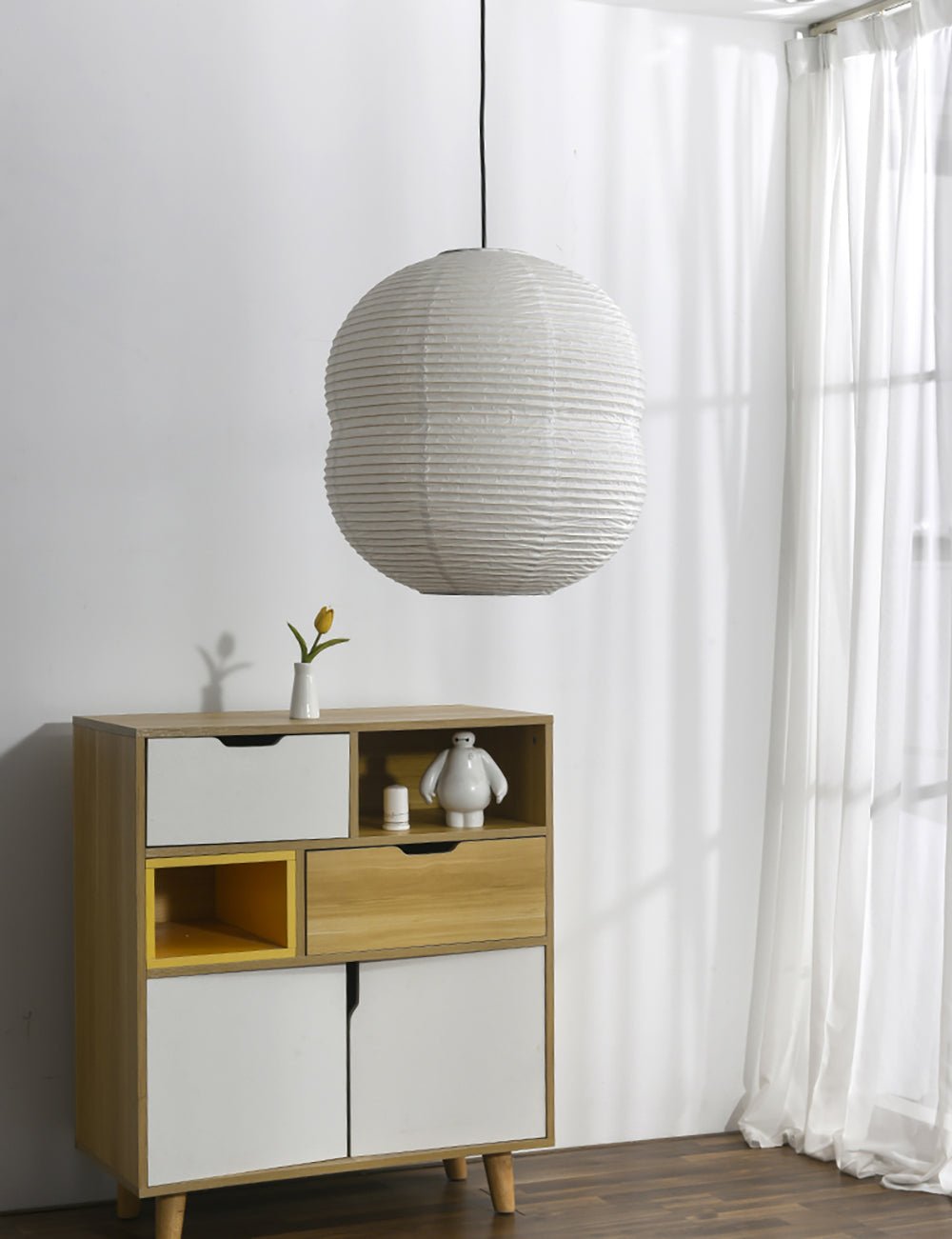 Ardenina Rice Paper Pendant Light-Moonnatur