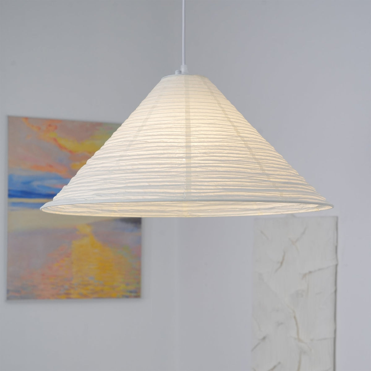 Idrisara Paper Pendant Light-Moonnatur