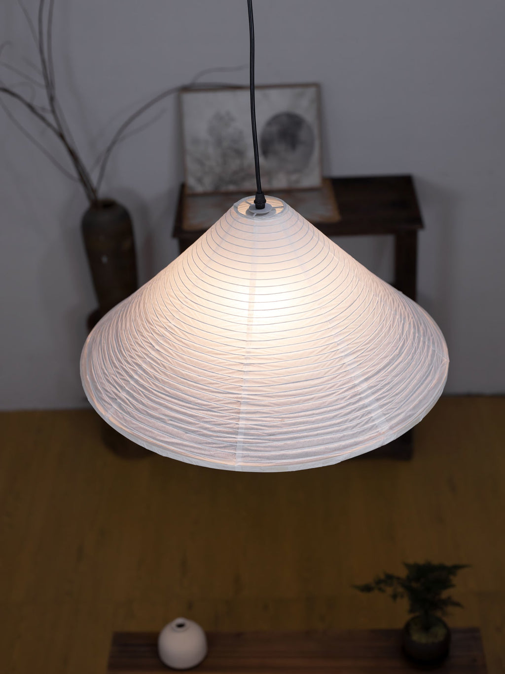 Idrisara Paper Pendant Light-Moonnatur