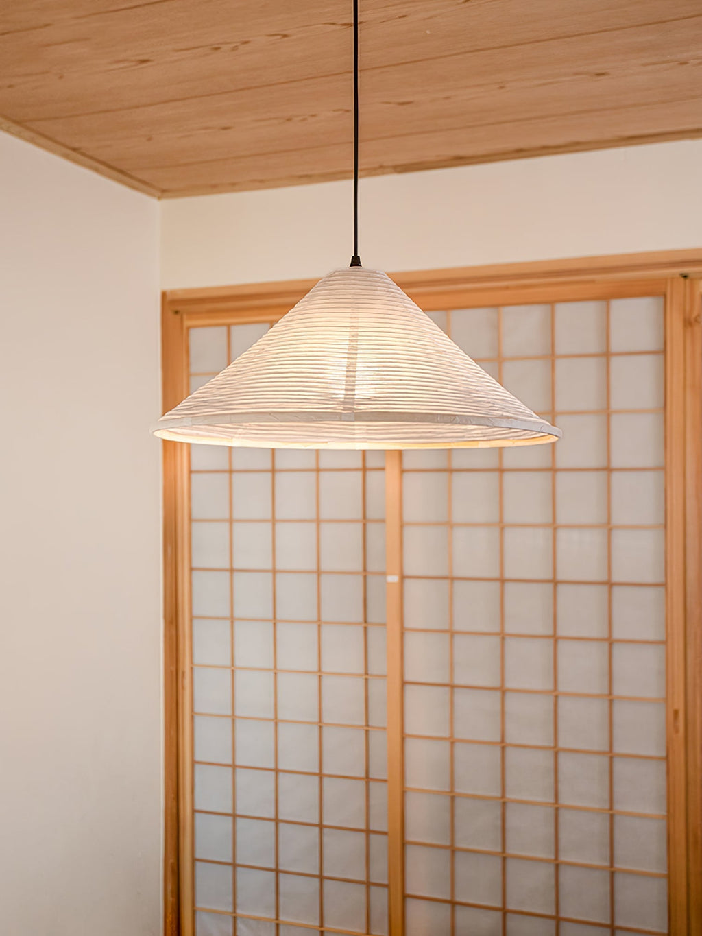 Idrisara Paper Pendant Light-Moonnatur
