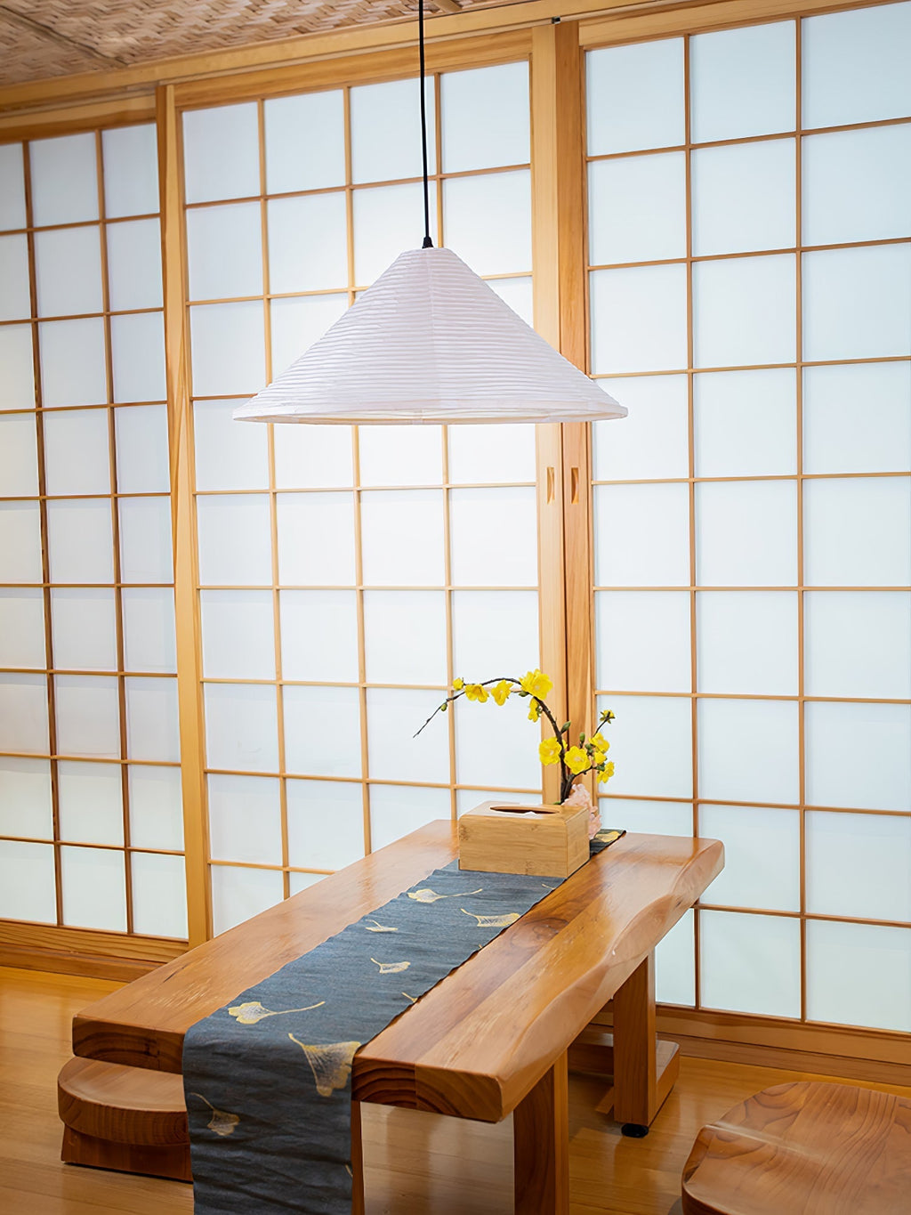 Idrisara Paper Pendant Light-Moonnatur