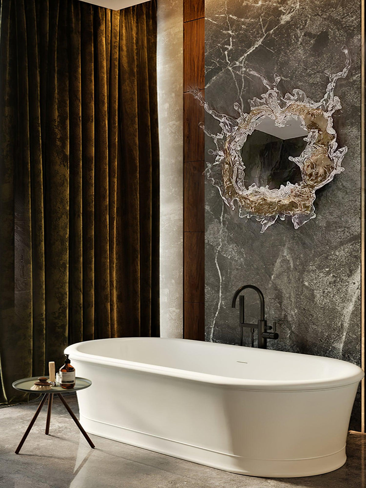 Finrena Mirror Wall Light-Moonnatur