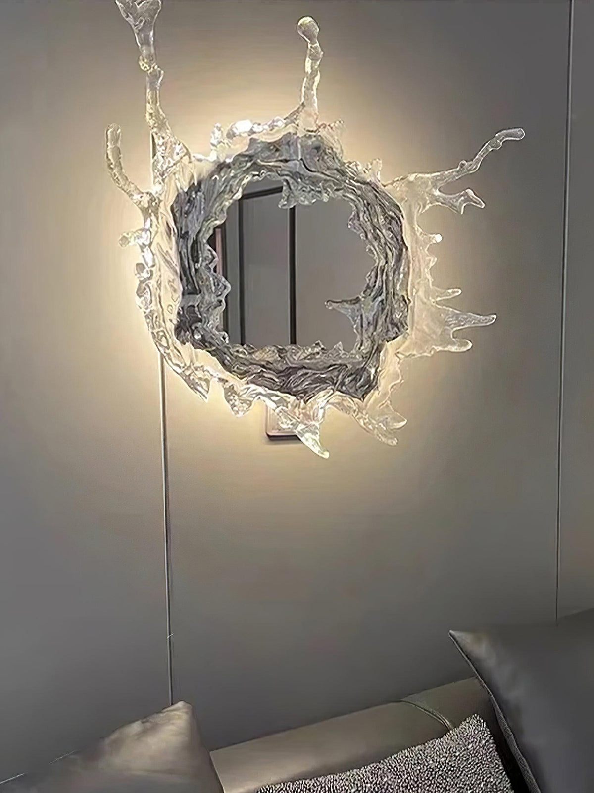 Finrena Mirror Wall Light-Moonnatur