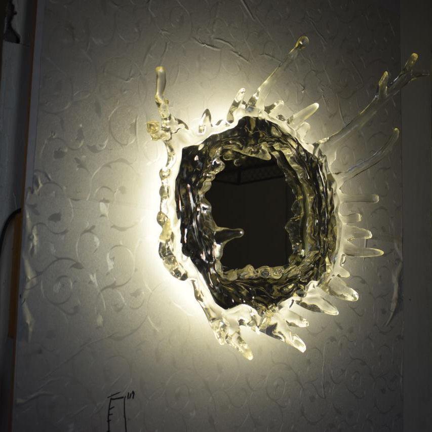 Finrena Mirror Wall Light-Moonnatur