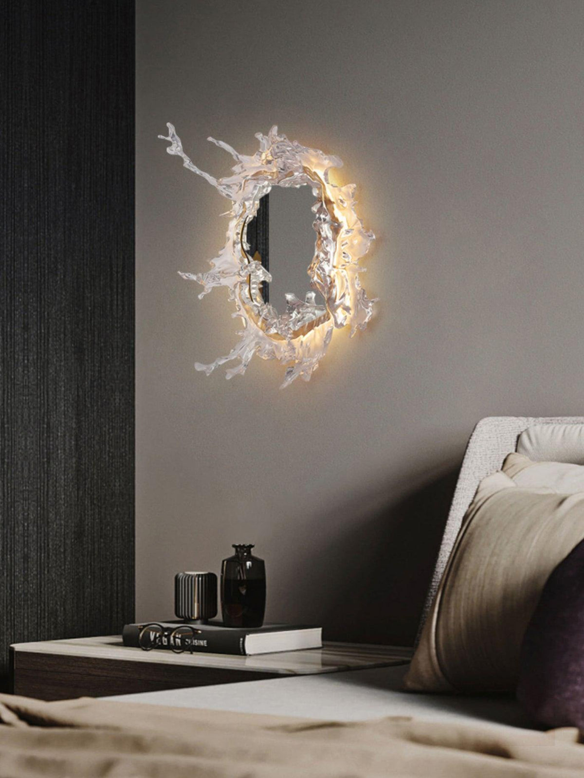 Finrena Mirror Wall Light-Moonnatur