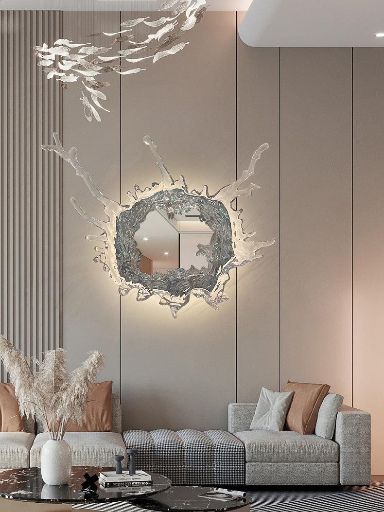 Finrena Mirror Wall Light-Moonnatur