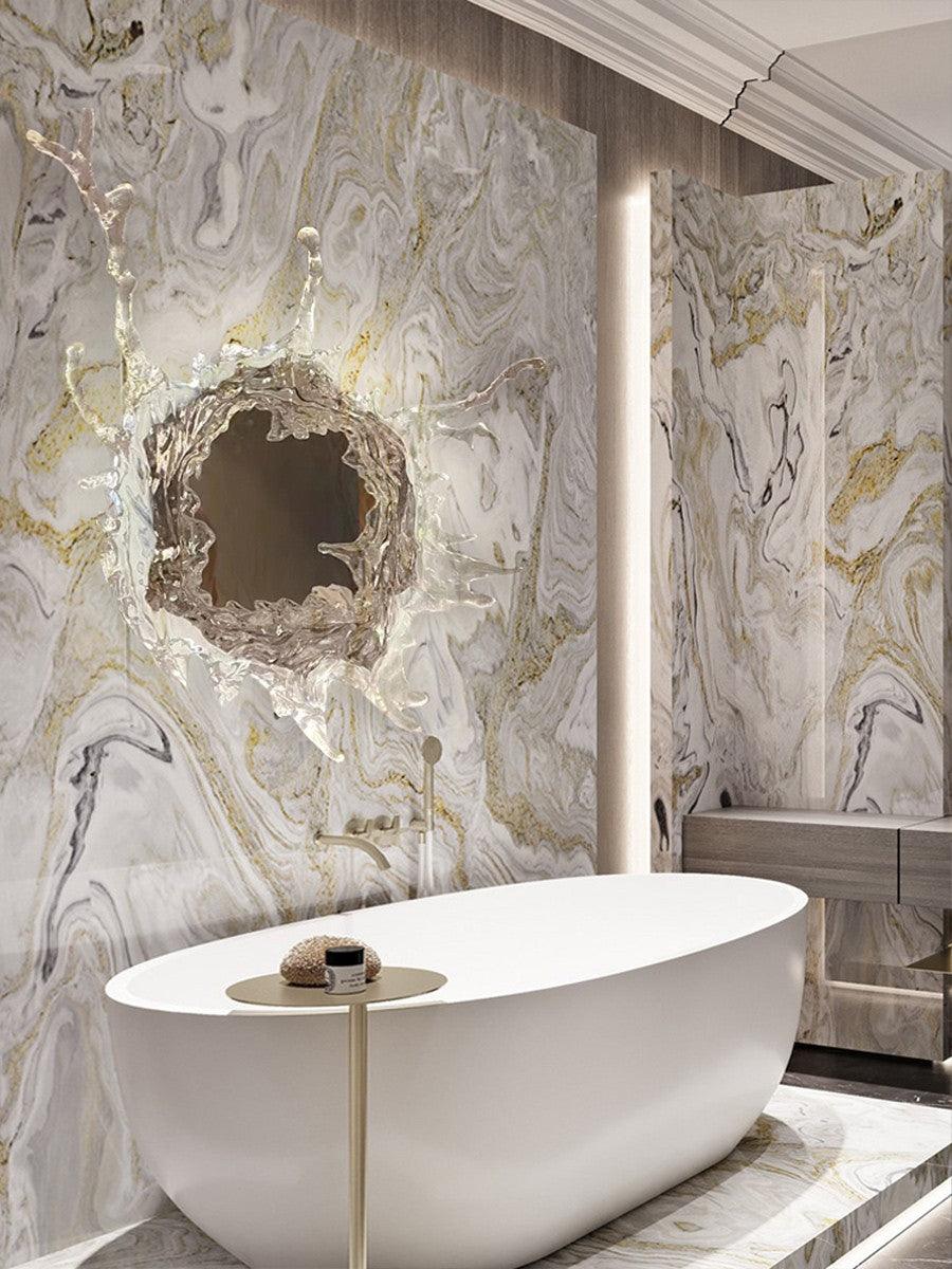 Finrena Mirror Wall Light-Moonnatur