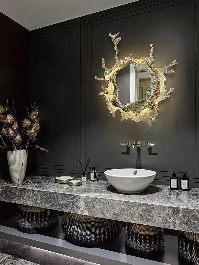 Finrena Mirror Wall Light-Moonnatur