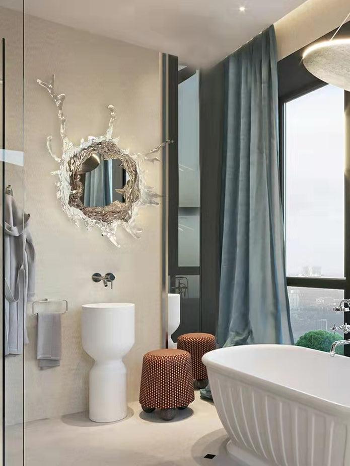 Finrena Mirror Wall Light-Moonnatur