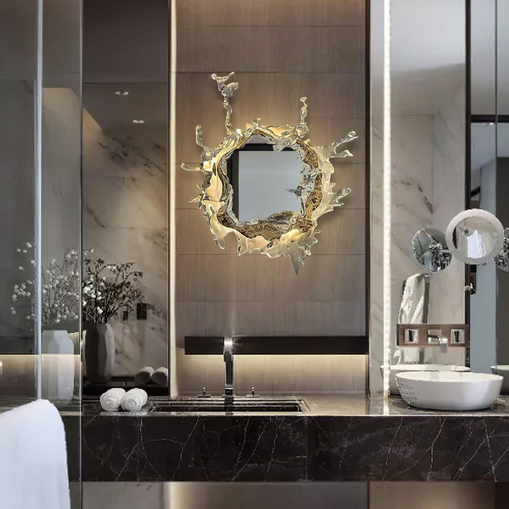 Finrena Mirror Wall Light-Moonnatur