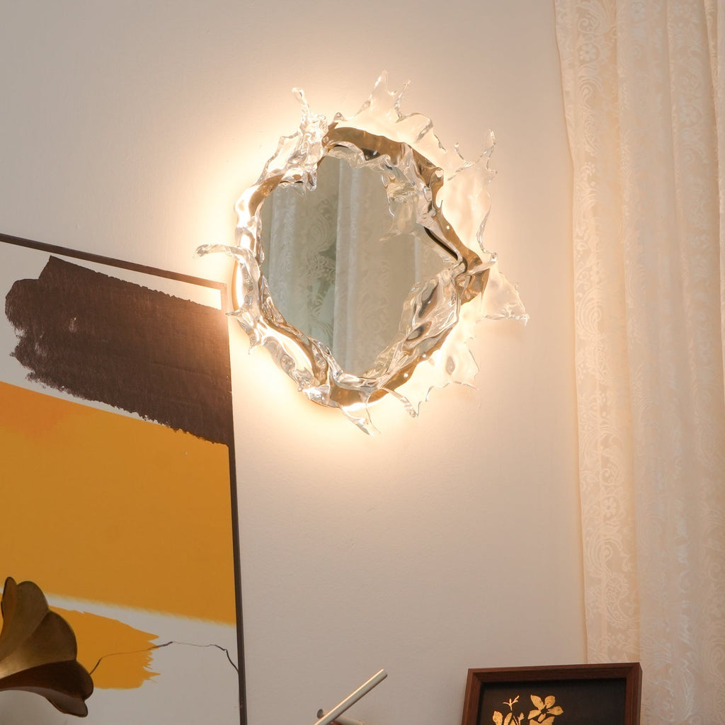 Finrena Mirror Wall Light-Moonnatur