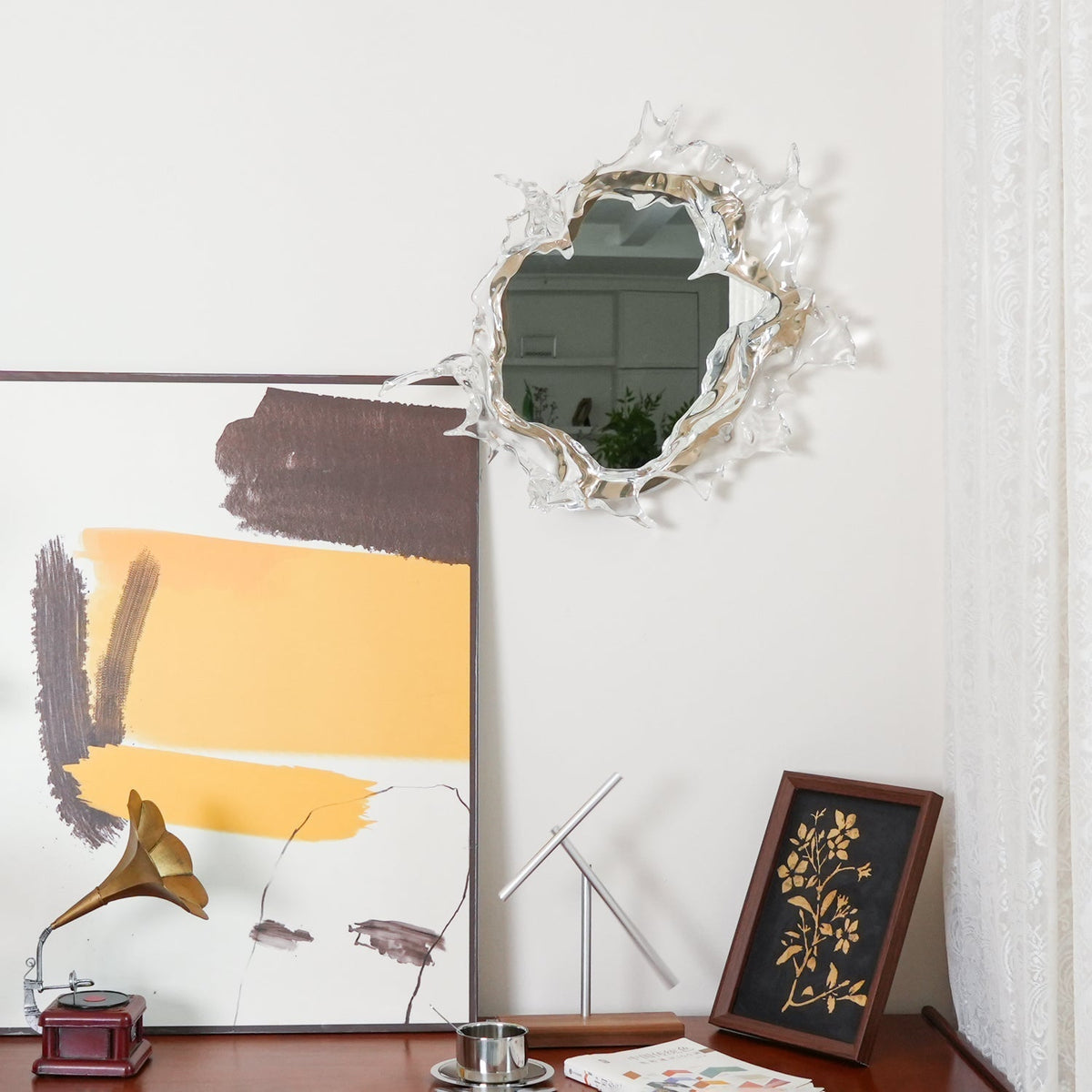 Finrena Mirror Wall Light-Moonnatur