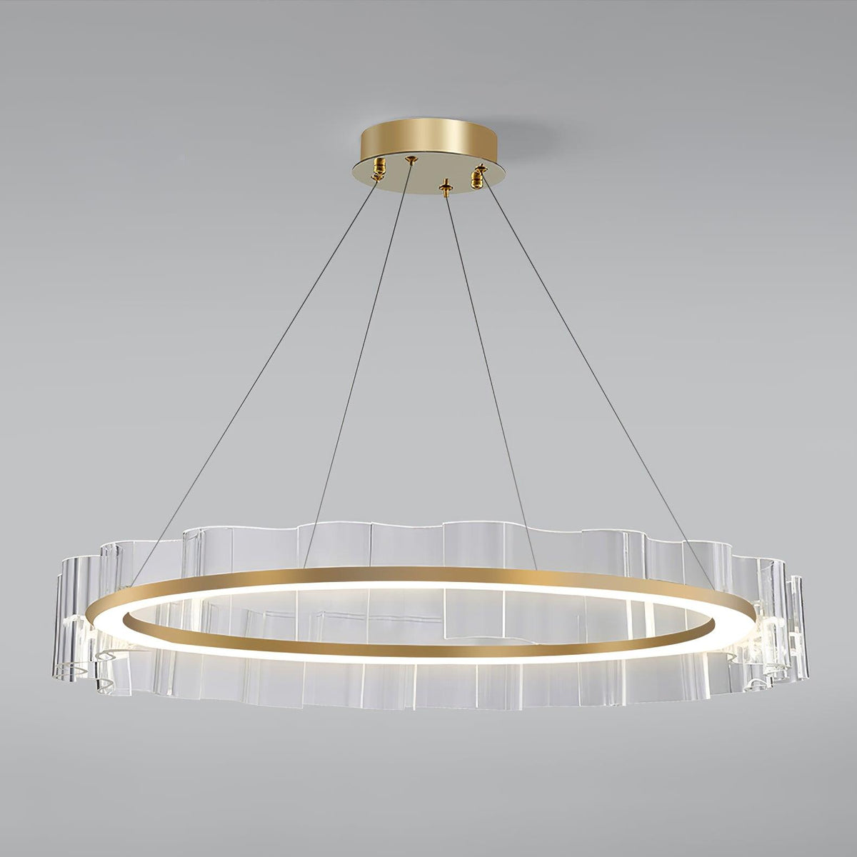 Oakenera Acrylic Chandelier-Moonnatur
