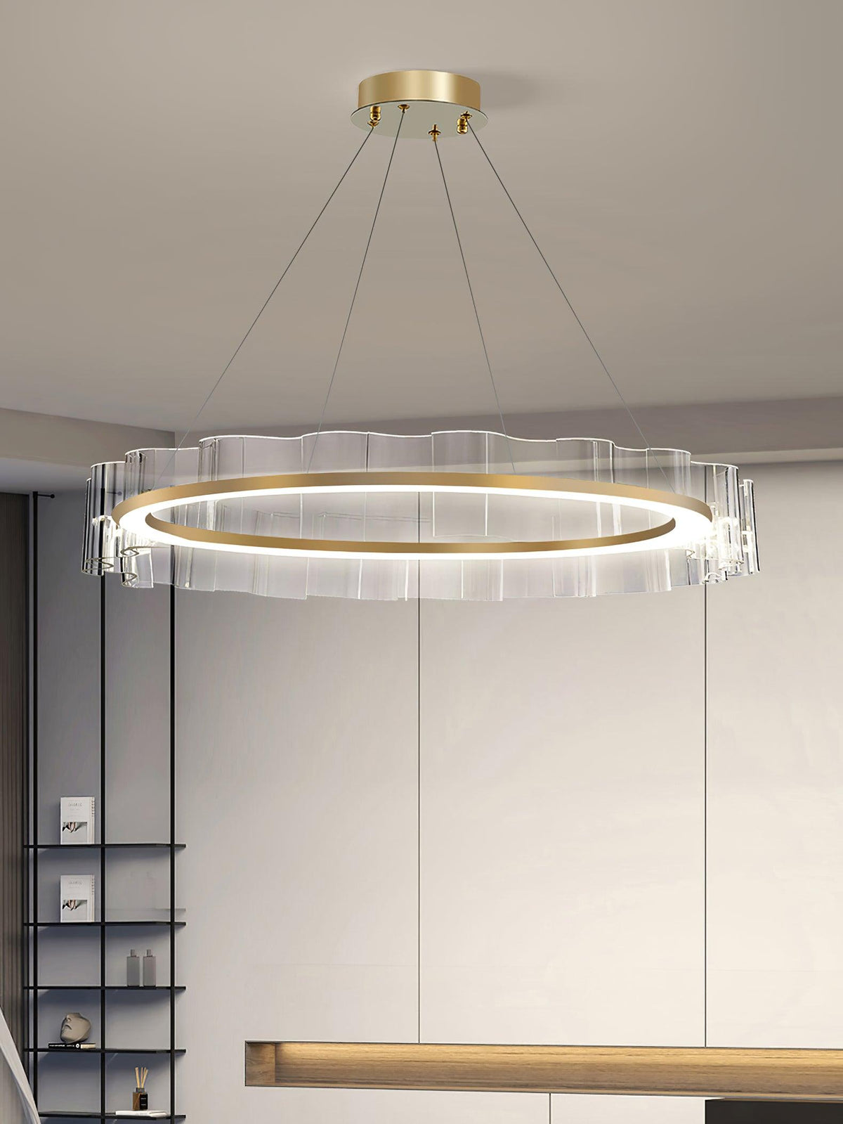Oakenera Acrylic Chandelier-Moonnatur