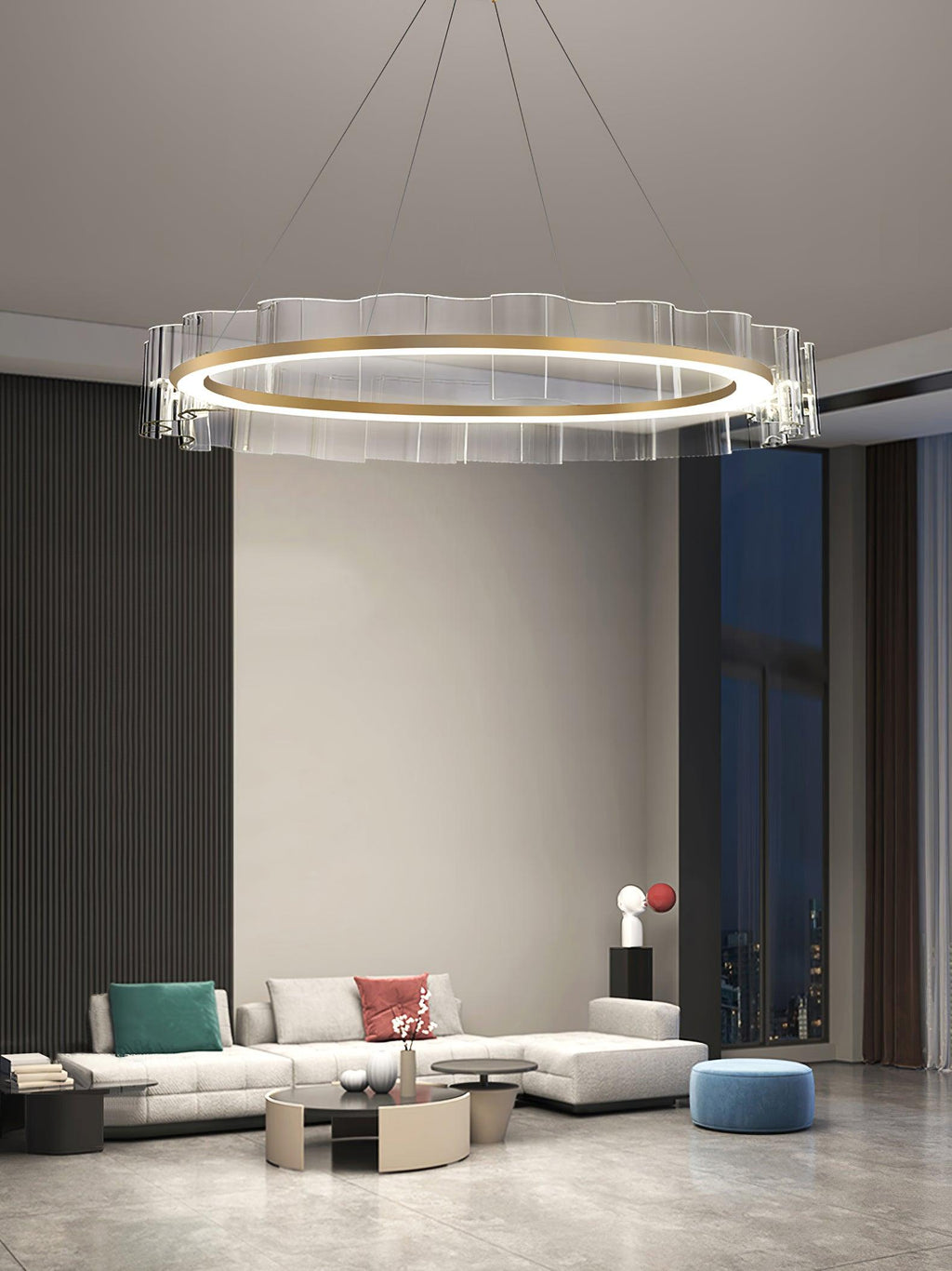 Oakenera Acrylic Chandelier-Moonnatur