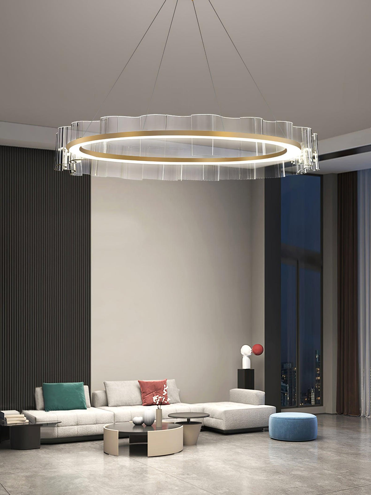 Oakenera Acrylic Chandelier-Moonnatur