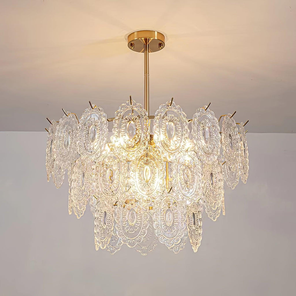 Briarden Glass Chandelier-Moonnatur