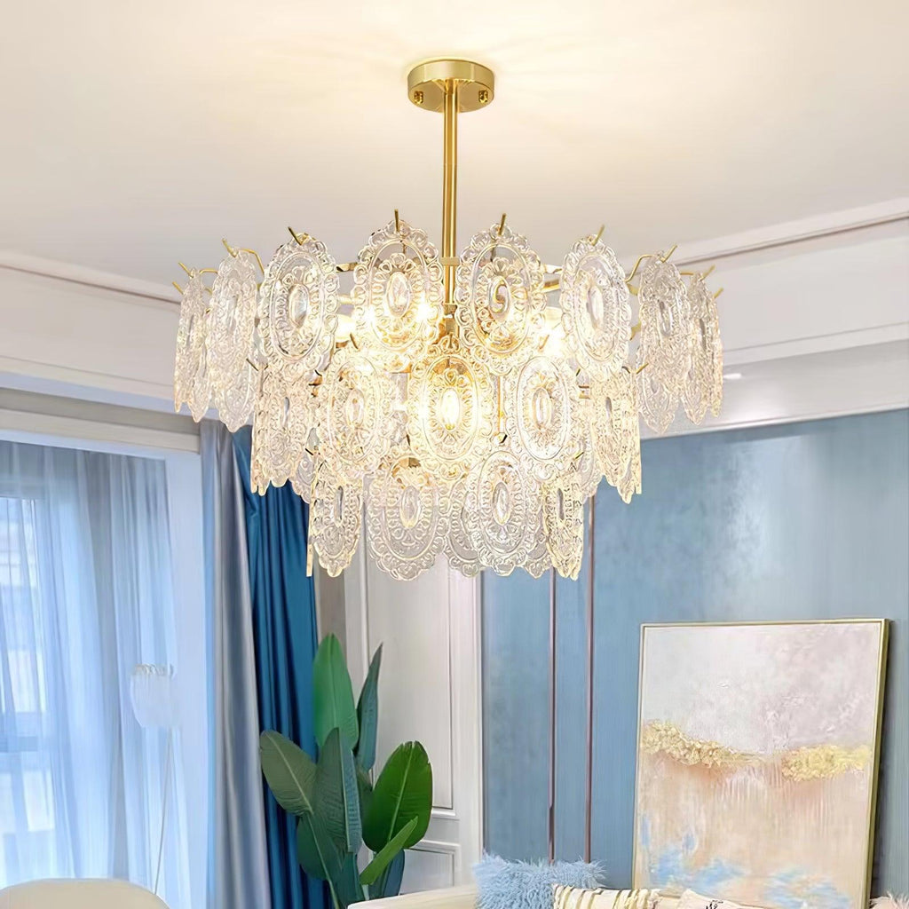 Briarden Glass Chandelier-Moonnatur