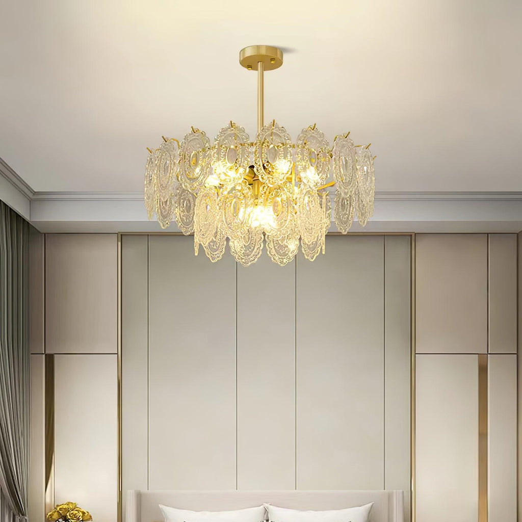 Briarden Glass Chandelier-Moonnatur