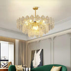 Briarden Glass Chandelier-Moonnatur